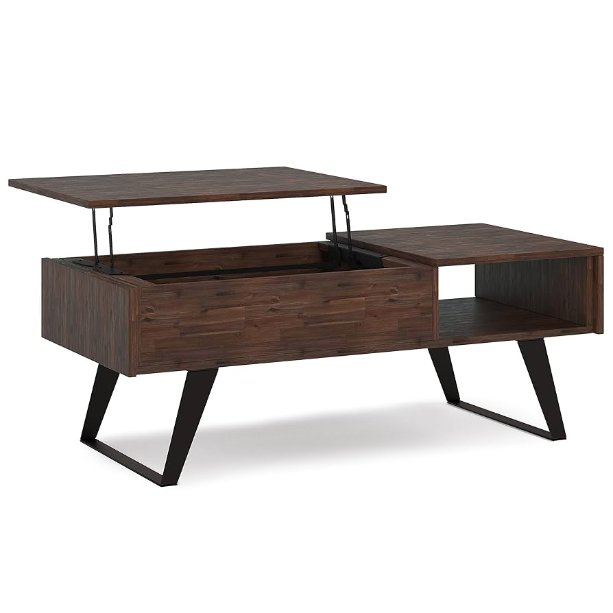 Amazon.com: SIMPLIHOME Lowry Lift Top Coffee Table - 48 inch